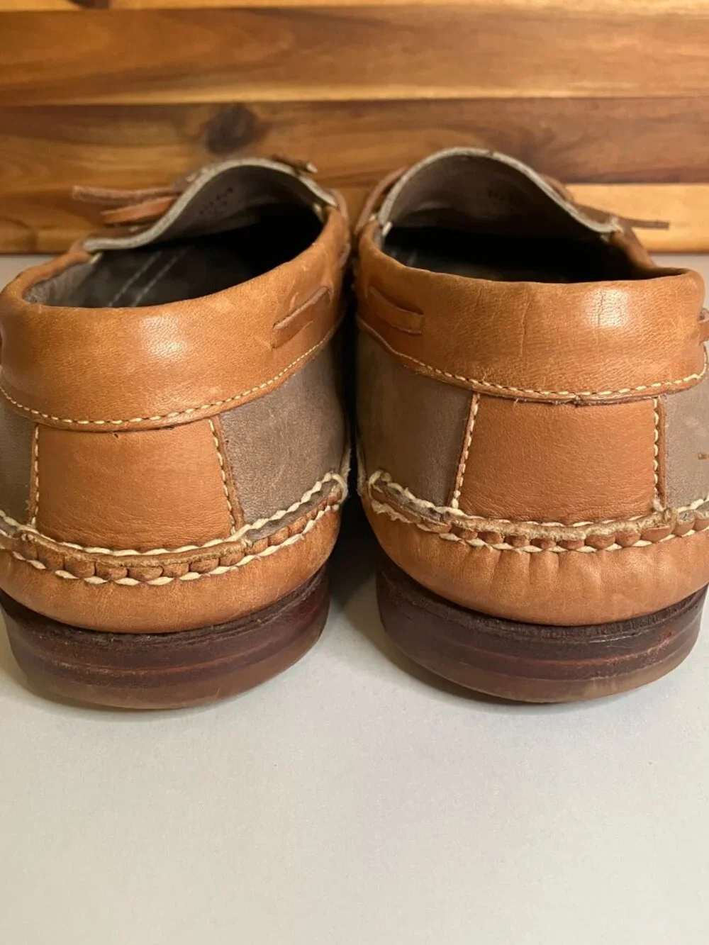 Vintage Cole Haan Country Men's 10M Boat Shoe Loafers Leather Made in Brazil 59